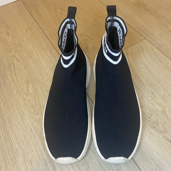 Coach C203 Knit Sock Sneaker Black Size 6 B - Picture 5 of 11